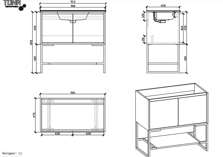 iStyle V9006 Allen Vanity