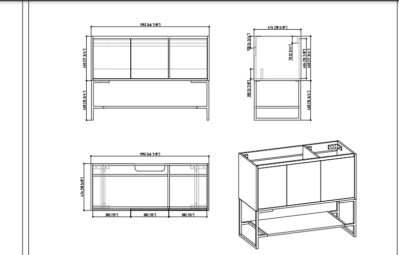 iStyle V9006 Allen Vanity