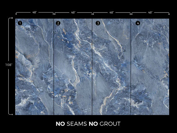 AZUL BAHIA Marble Look Panel