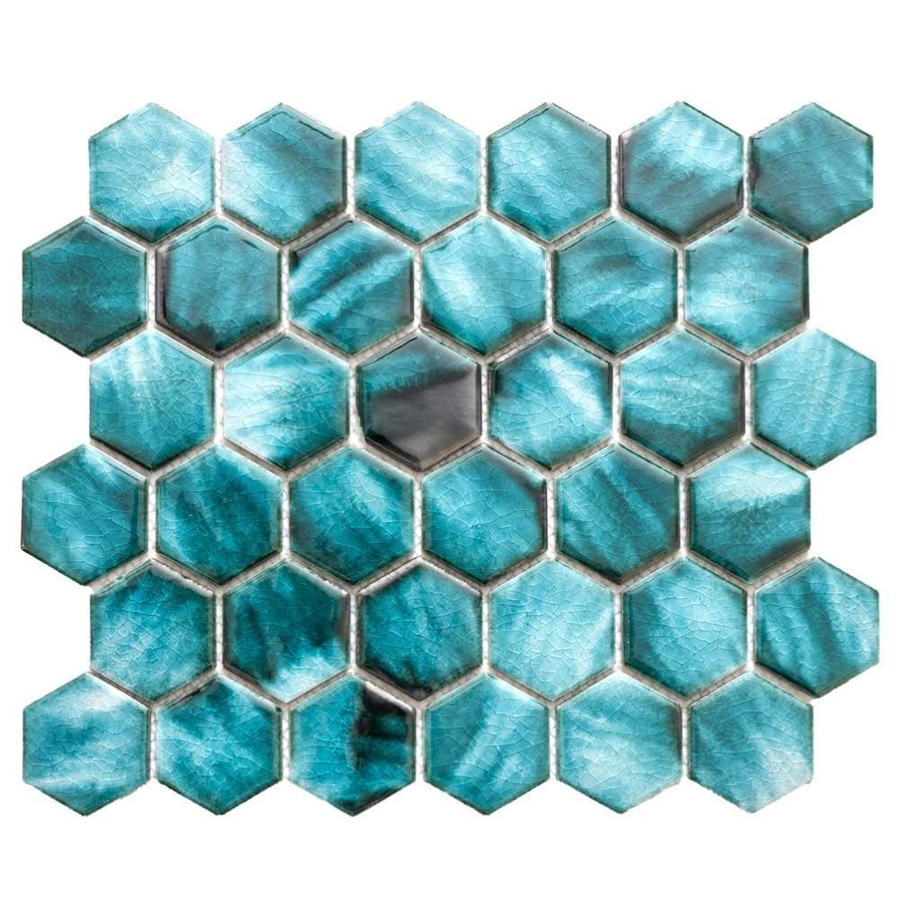 Merola Tile         Crackled Hex       Series
