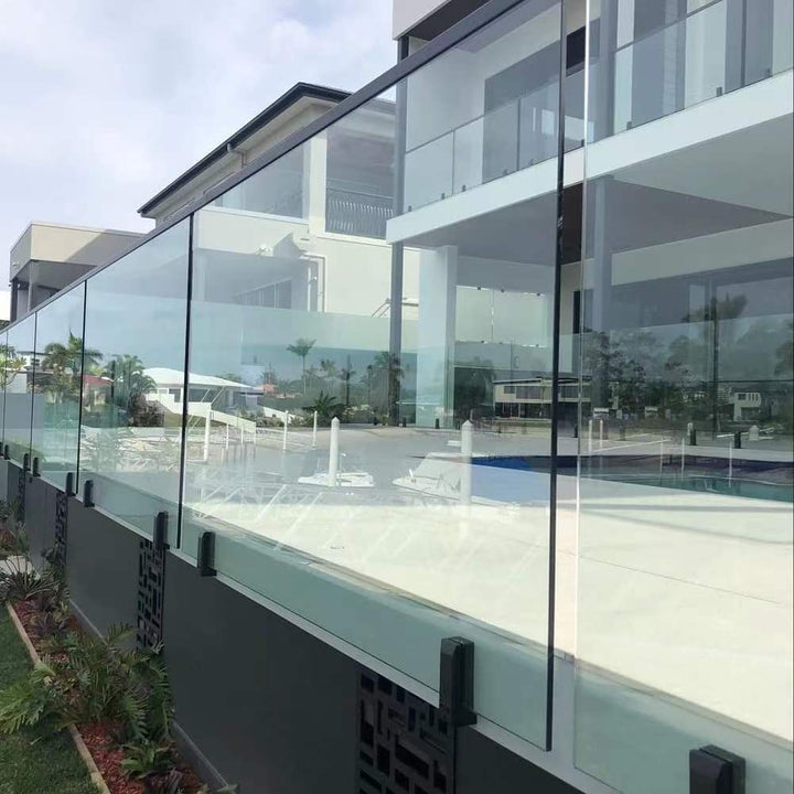 Balcony and Stairway Glass Railing