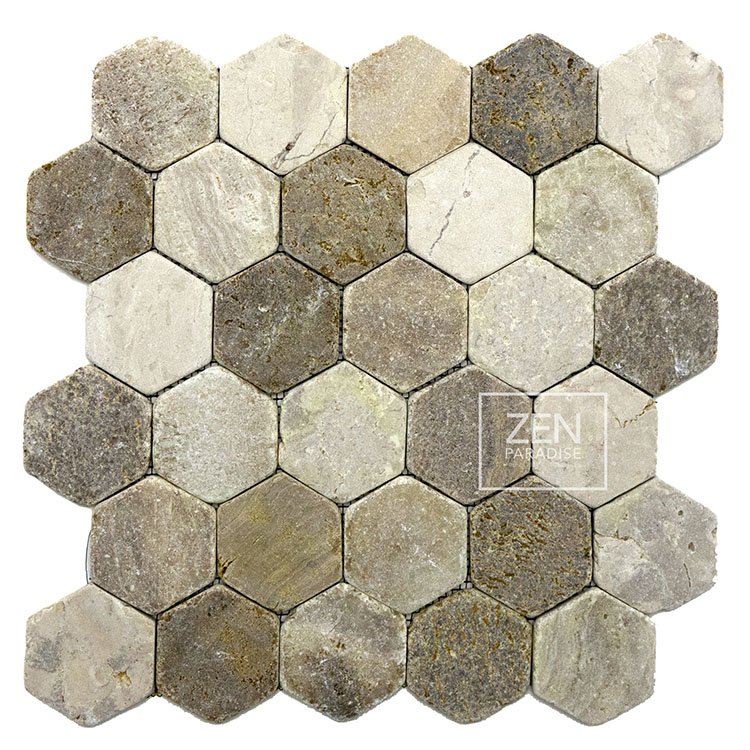 Zen Paradise Hexagon Mosaics   (GST)