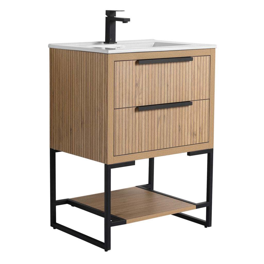 Fine Fixtures Kingsford Grooved Free Standing Drawer Series