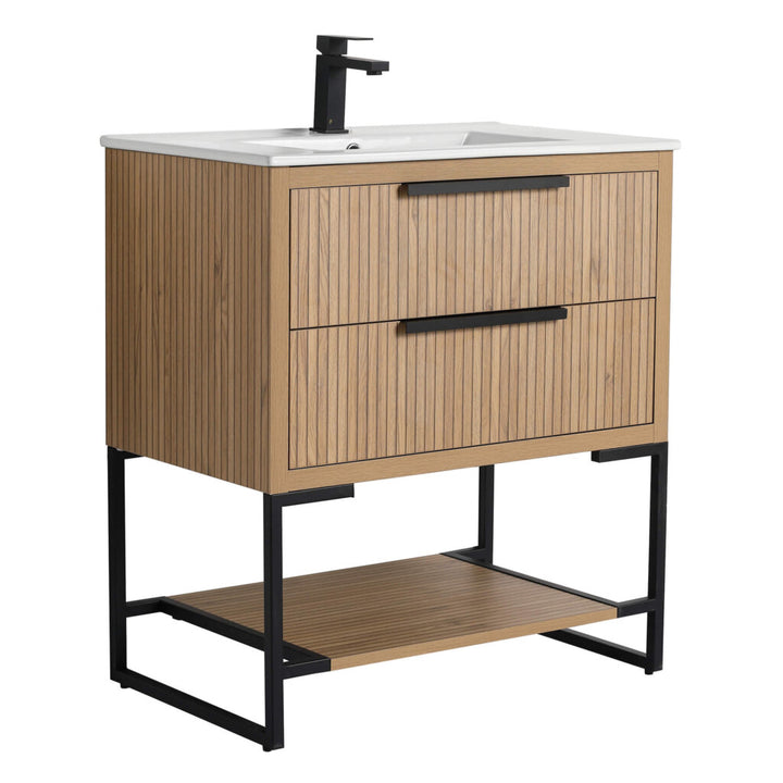 Fine Fixtures Kingsford Grooved Free Standing Drawer Series
