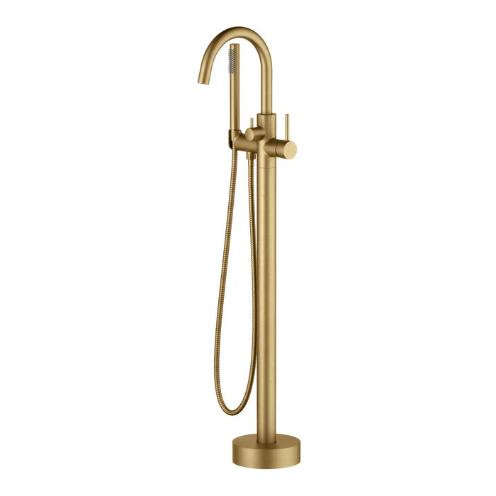 Halo Floor Mount Tub Filler With Hand Shower - CTF-3001 (CF)