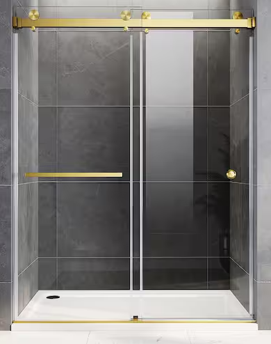 Unikoo Frameless Bypass Shower Door UKD01