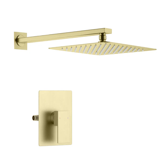 Quadra Pressure Balanced Single Function Wall Mount Shower System with Rough-In Valve - CSF-4011 (CF)