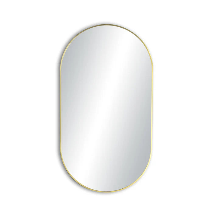 24" x 44" Shatterproof Wall Mount Metal Frame Mirror - FM4-2444 (CF)