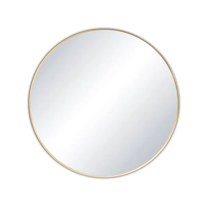 28" Shatterproof Wall Mount Metal Frame Mirror - FM3-R28 (CF)