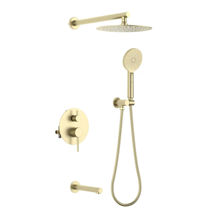 Halo Pressure Balanced 3-Function Wall Mount Shower System with Rough-In Valve - CSF-4004 (CF)