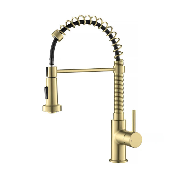 Genova Commercial Style Single Handle Pull Down Kitchen Sink Faucet - CKF-2003 (CF)