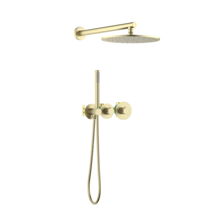 Halo 2-Function Thermostatic Wall Mount Shower System with Rough-in Valve - CSF-4010 (CF)