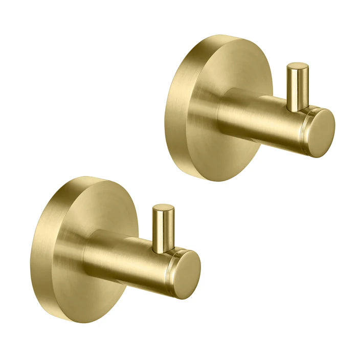 Halo Bathroom Towel & Robe Hook 2 Count - CBA-1401-2PC (CF)