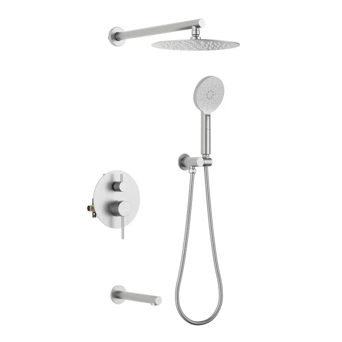 Halo Pressure Balanced 3-Function Wall Mount Shower System with Rough-In Valve - CSF-4004 (CF)