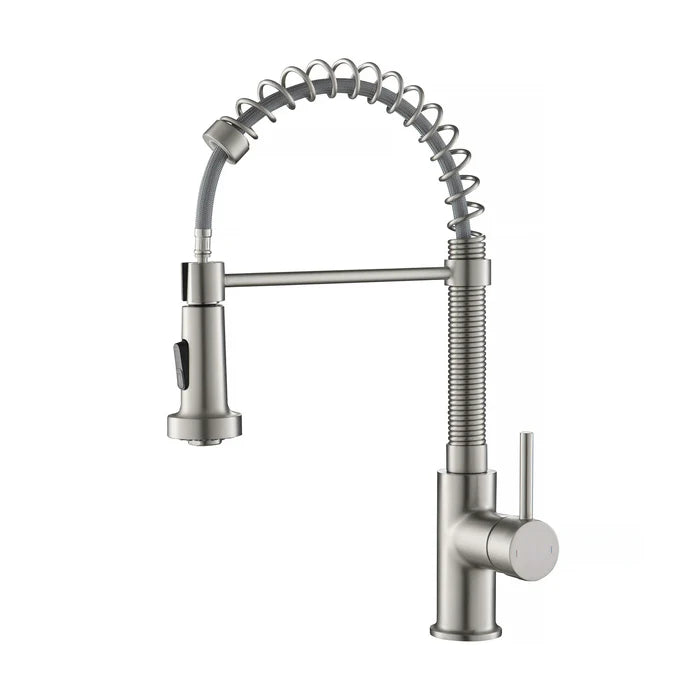 Genova Commercial Style Single Handle Pull Down Kitchen Sink Faucet - CKF-2003 (CF)