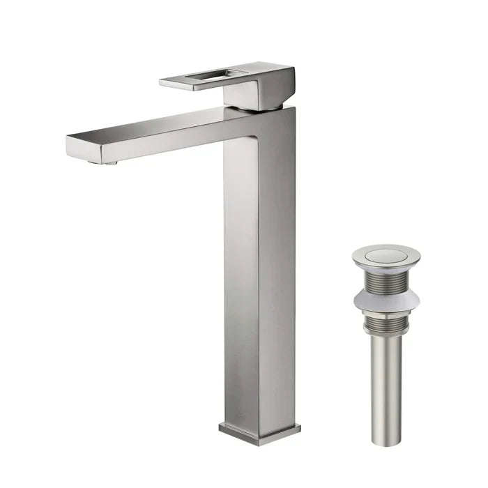 Quadra Brass Single Handle Bathroom Vessel Sink Faucet - CBF-1003 (CF)