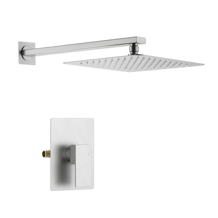 Quadra Pressure Balanced Single Function Wall Mount Shower System with Rough-In Valve - CSF-4011 (CF)