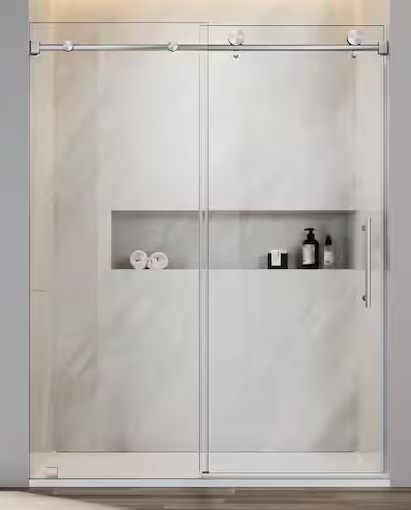 Unikoo Frameless Single Slide Shower Door UKS03