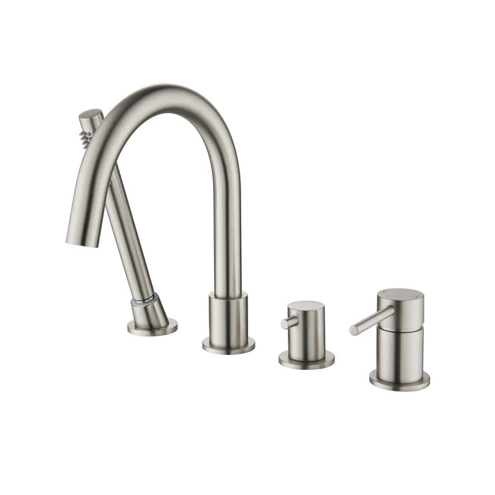 Halo Deck Mounted Roman Bathtub Faucet with Hand Shower - CTF-3101 (CF)