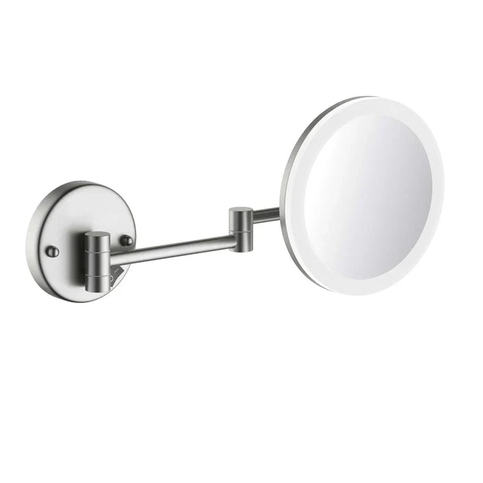 Halo LED Wall Mount One Side 5x Magnifying Makeup Mirror CMM-102 (CF)