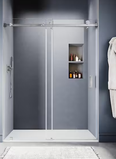 Unikoo Frameless Single Slide Shower Door UKS05