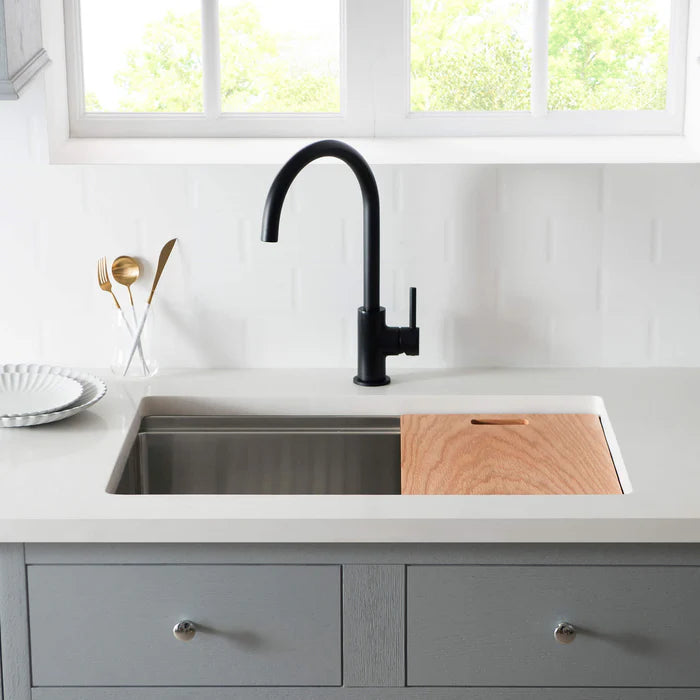 28" Undermount Single Bowl Stainless Steel Workstation Sink - C1-28ST (CF)