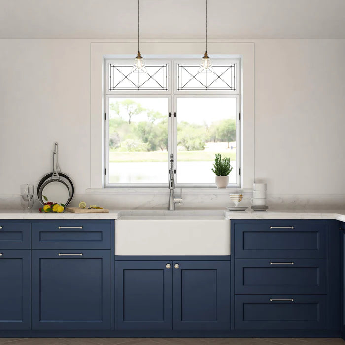 Nova 33" Fireclay Single Bowl Kitchen Farmhouse Sink - C2-33SF (CF)