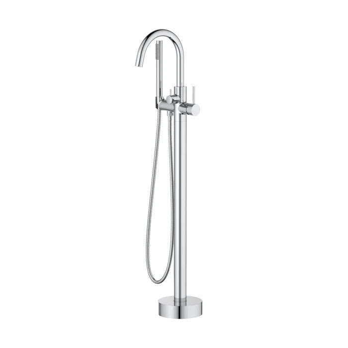 Halo Floor Mount Tub Filler With Hand Shower - CTF-3001 (CF)