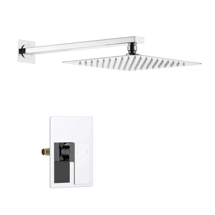 Quadra Pressure Balanced Single Function Wall Mount Shower System with Rough-In Valve - CSF-4011 (CF)