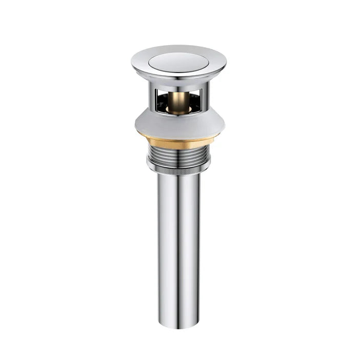 Bathroom Sink Pop Up Drain Stopper Small Cover with Overflow - PW-100 (CF)