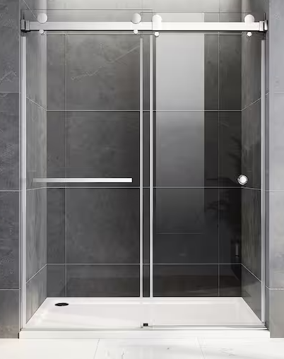 Unikoo Frameless Bypass Shower Door UKD01