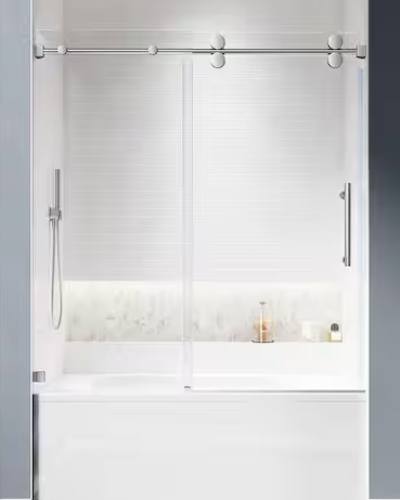 Unikoo Frameless Single Slide Bathtub Door UKS04