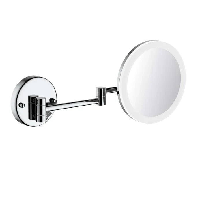 Halo LED Wall Mount One Side 5x Magnifying Makeup Mirror CMM-102 (CF)
