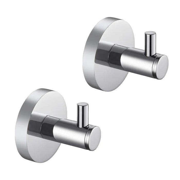 Halo Bathroom Towel & Robe Hook 2 Count - CBA-1401-2PC (CF)