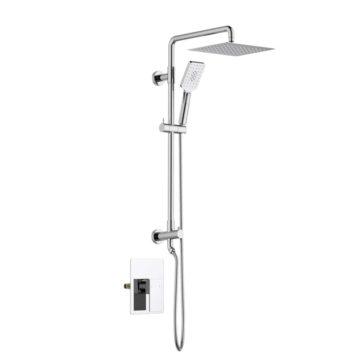 Quadra Pressure Balanced 2-Function Wall Mount Shower Column with Rough In Valve - CSC-4104 (CF)