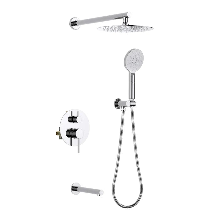 Halo Pressure Balanced 3-Function Wall Mount Shower System with Rough-In Valve - CSF-4004 (CF)