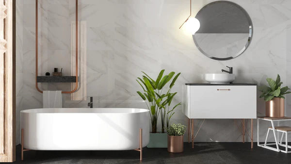 Ecotile  White Marbles   Series