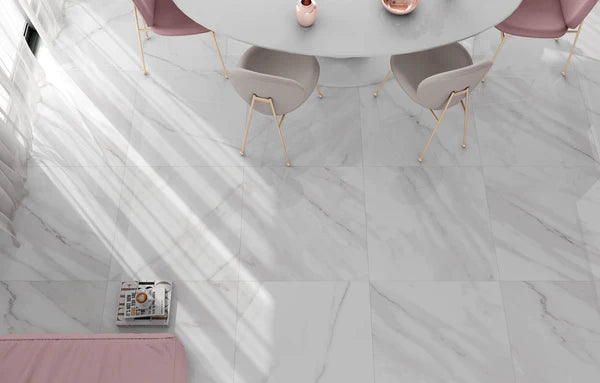 Ecotile  White Marbles   Series