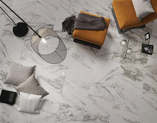 Ecotile  White Marbles   Series