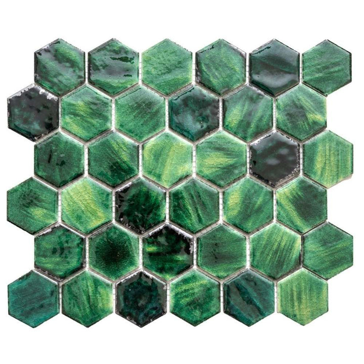 Merola Tile         Crackled Hex       Series