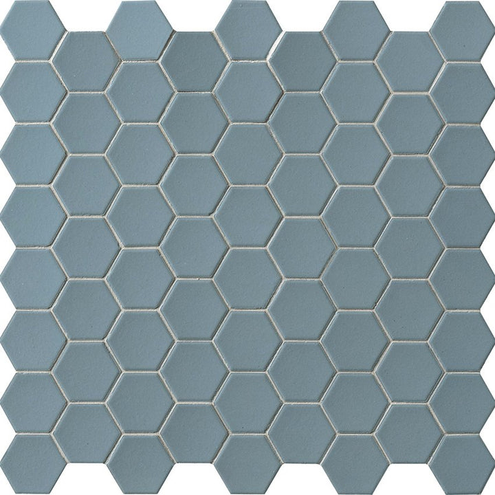 Hexa Aegean Blue Hex Mosaics (GST)