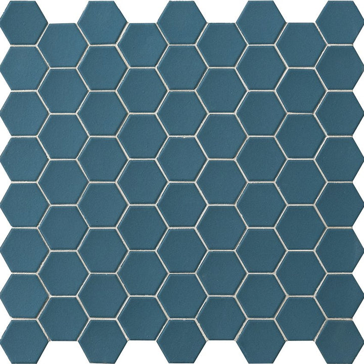 Hexa Aegean Blue Hex Mosaics (GST)