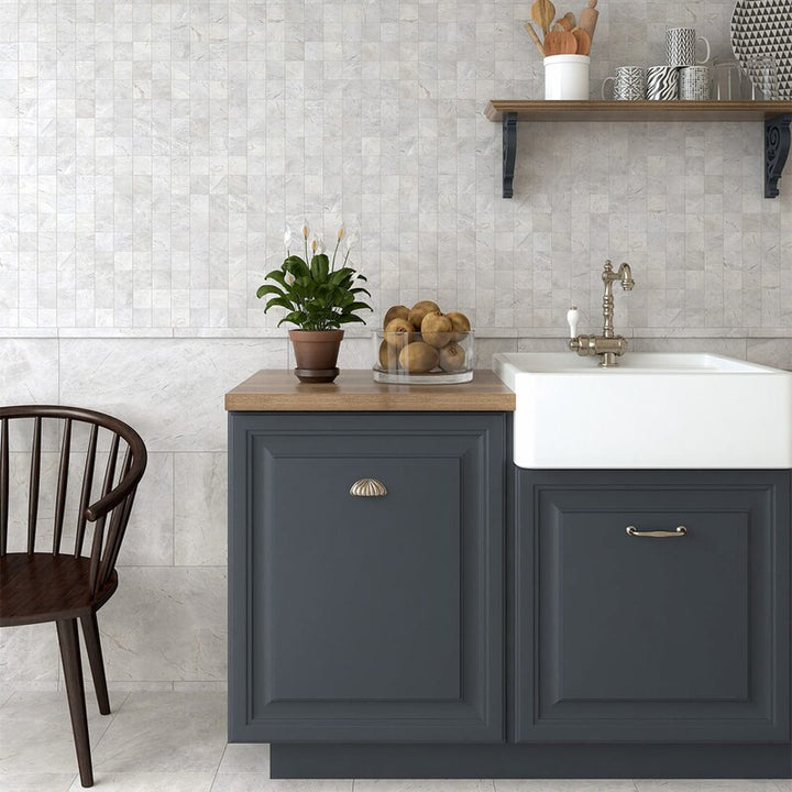 Avalanche Honed 2x2 Marble Mosaic (MYS)