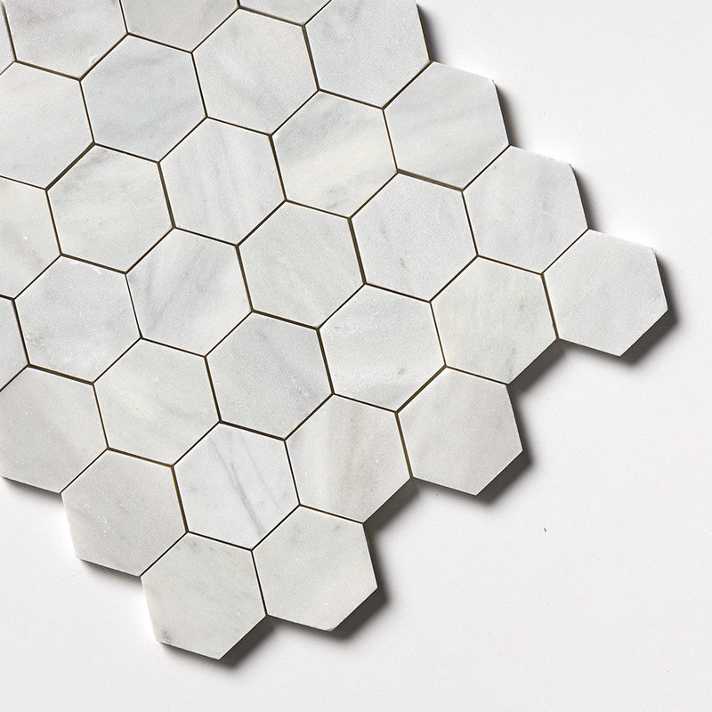 Avenza Honed Hexagon 2 Marble Mosaic (MYS)