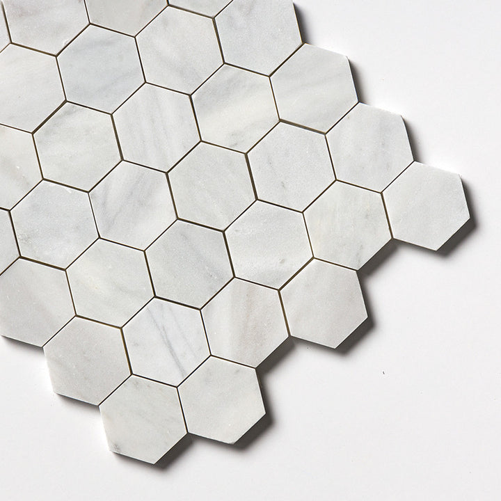 Avenza Honed Hexagon 2 Marble Mosaic (MYS)