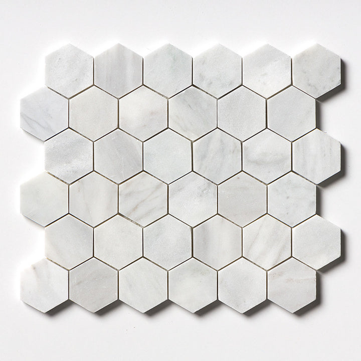 Avenza Honed Hexagon 2 Marble Mosaic (MYS)