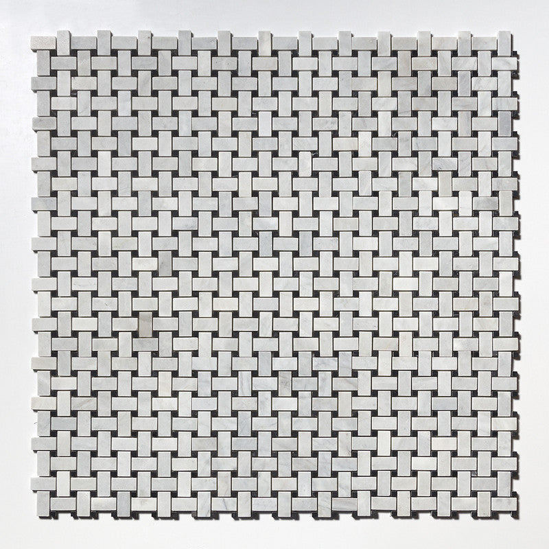 Avenza Honed Basket Weave Marble Mosaic (MYS)