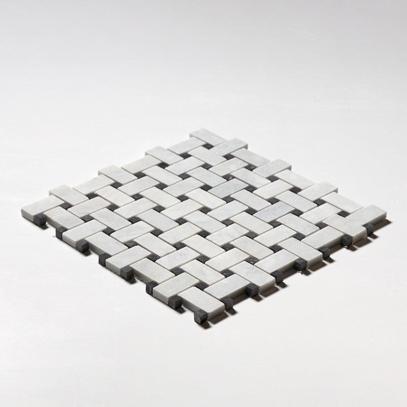 Avenza Honed Basket Weave Marble Mosaic (MYS)