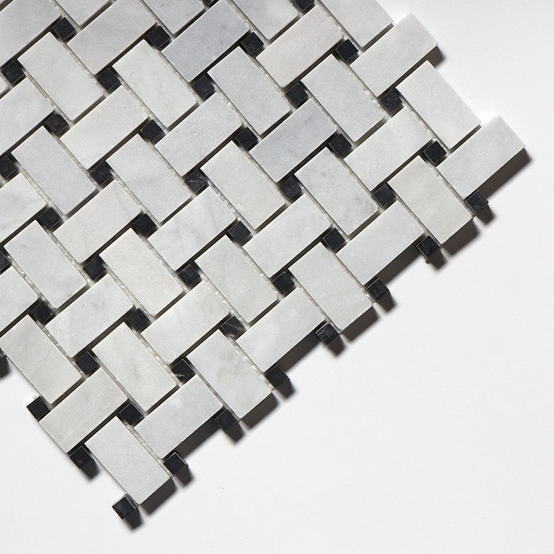 Avenza Honed Basket Weave Marble Mosaic (MYS)