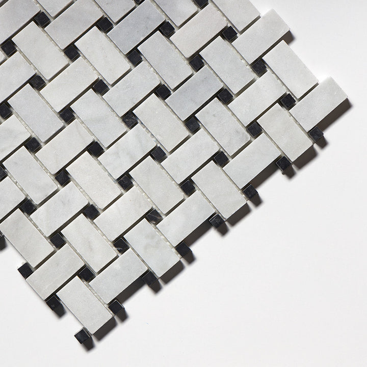 Avenza Honed Basket Weave Marble Mosaic (MYS)